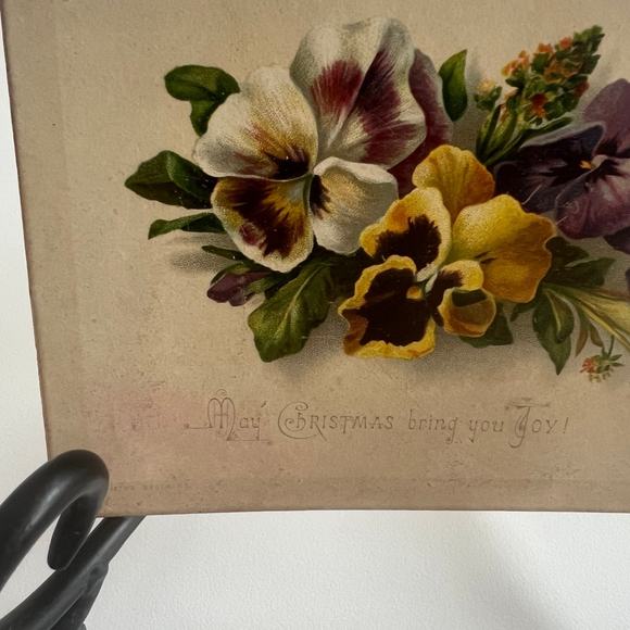 Pansy antique postcard - Picture 5 of 10